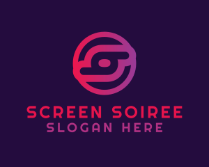 Mobile Application Letter S logo design