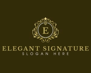 Elegant Ornament Crown logo design