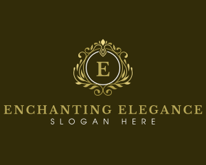 Elegant Ornament Crown logo design