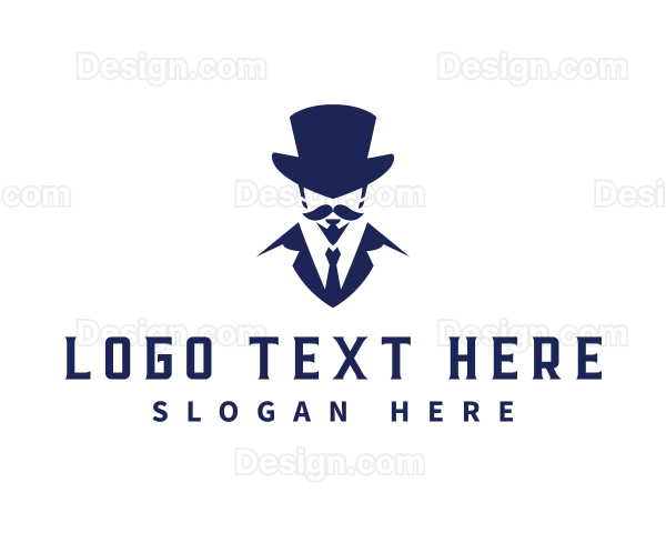 Gentleman Suit Clothing Logo