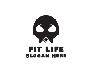 Skeleton Skull Mountain logo