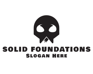 Skeleton Skull Mountain logo
