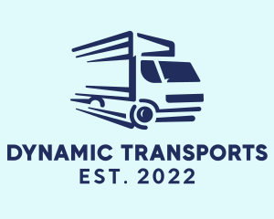 Logistics Delivery Truck logo design