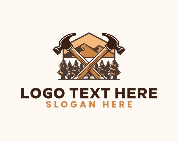 Woodworking logo example 2