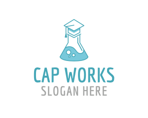 Graduation Cap Chemistry logo