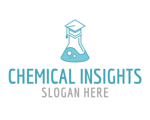 Graduation Cap Chemistry logo