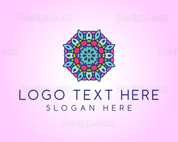 Intricate Mandala Pattern Logo