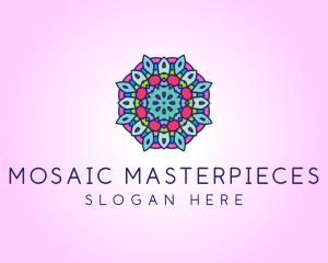 Intricate Mandala Pattern logo design