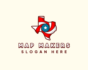 Political Texas Star logo design