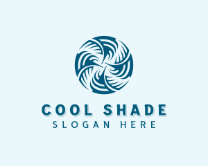 Cooling HVAC Fan logo design