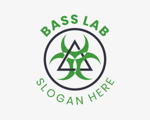 Hazard Chemical Laboratory logo design