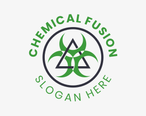 Hazard Chemical Laboratory logo design