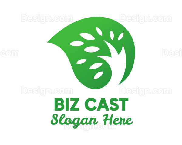 Green Seed Leaf Logo