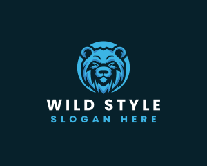 Wild Bear Animal logo design