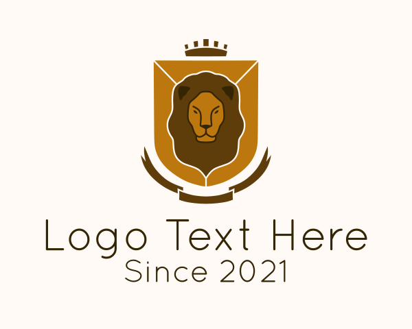 Lion Face logo example 4