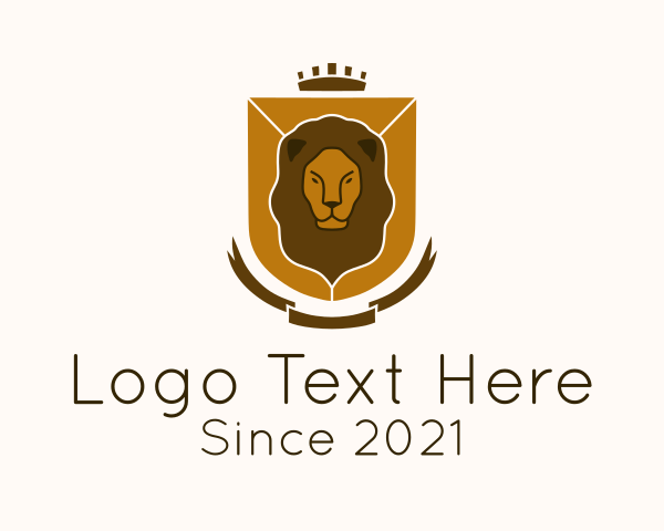 Lion logo example 2