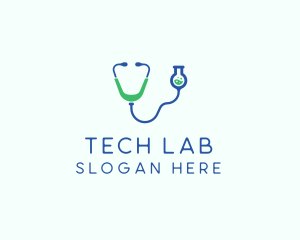 Medical Stethoscope Laboratory logo design