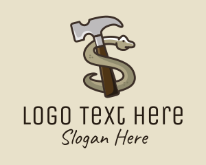 Snake Hammer Tool  Logo