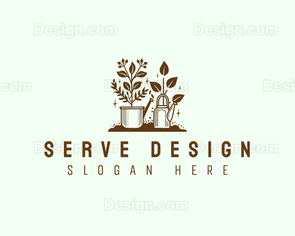 Gardening Landscaping Plants Logo