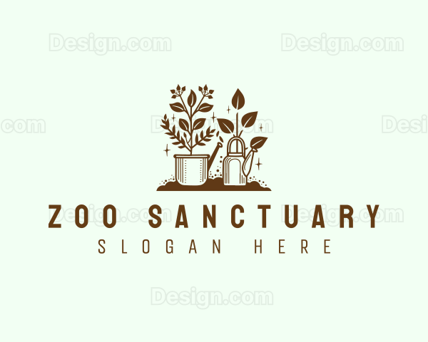 Gardening Landscaping Plants Logo