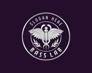 Premium Medical Caduceus logo design