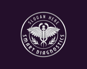 Premium Medical Caduceus logo design