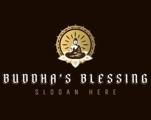 Lotus Zen Buddha logo