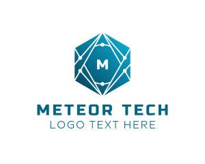 Hexagon Tech Software Programmer logo design