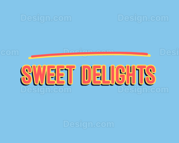 Bright Retro Pop Logo
