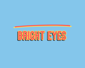 Bright Retro Pop logo design