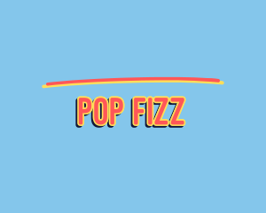 Bright Retro Pop logo design