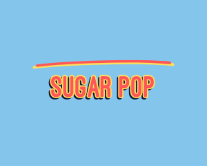 Bright Retro Pop logo design