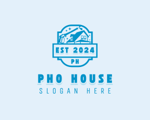 Roof Cleaner Pressure Washing logo design