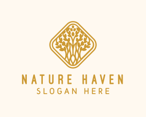 Nature Tree Vine  logo design