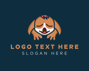 Sleeping Dog Animal  logo