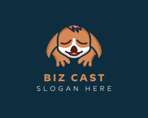 Sleeping Dog Animal  Logo