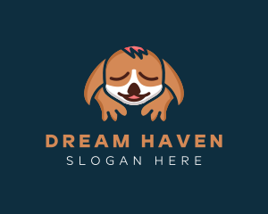 Sleeping Dog Animal  logo