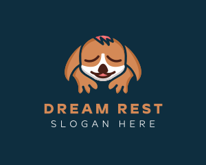 Sleeping Dog Animal  logo