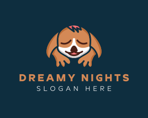 Sleeping Dog Animal  logo