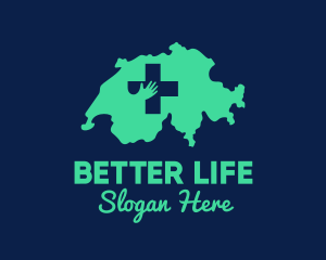 Swiss Switzerland Care logo design