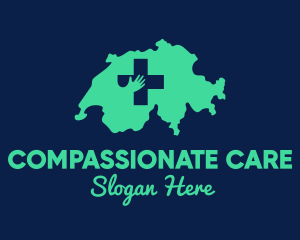 Swiss Switzerland Care logo design