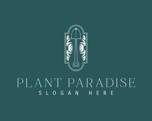 Premium Ornamental Shovel logo design