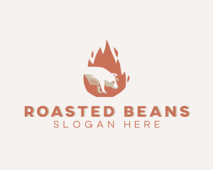 Hot Roast Pig  logo design