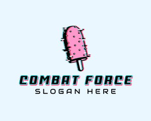 Cyber Popsicle Glitch logo