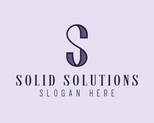 Professional Stylish Company Letter S logo design