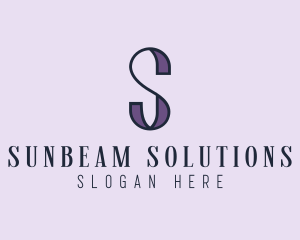 Professional Stylish Company Letter S logo design