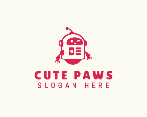 Cute Toy Robot logo design