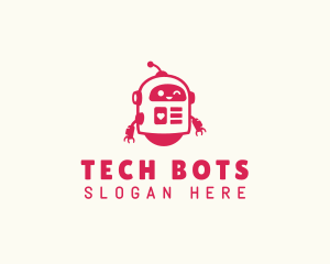 Cute Toy Robot logo design