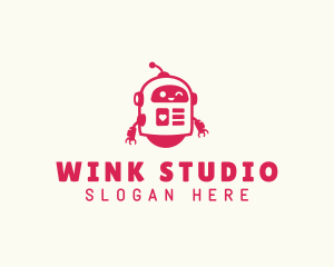 Cute Toy Robot logo design