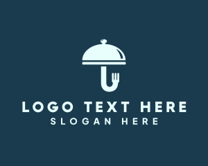 Cloche Fork Umbrella Logo